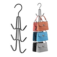 Metal Purse Hanger Organizer Space Saving Hook for Closet