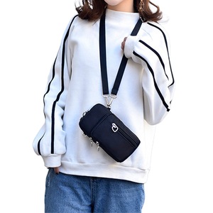 Nylon Phone Multi-Pocket Crossbody Bag Screen Cell Phone Purses and Wallet Lightweight Travel Handbag