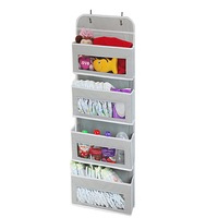 Over The Door Organizer Storage Wall Mount Hanging Organizer for Bedroom or Kitchen