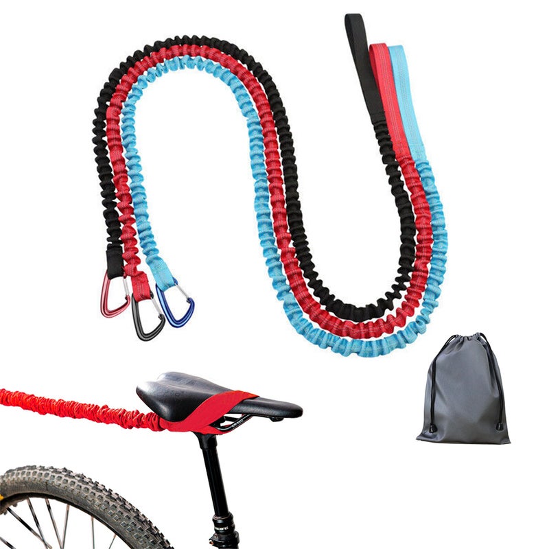 Buy Parent-Child Bike Tow Rope MTB Elastic Belt Cycling Stretch