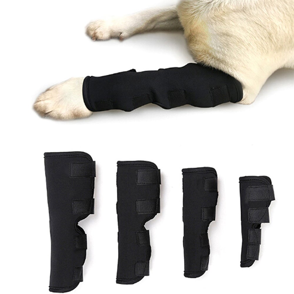 Pet Dog Knee Support Brace Pet Hock Protector Leg Compression Wrap Pad