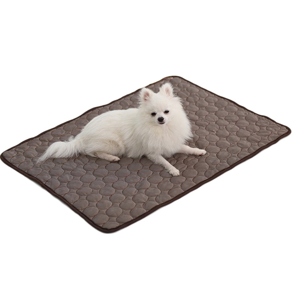 Pet Summer Cooling Mat Washable Pet Summer Bed Square Soft Mat for Dogs Cats Pet Sleeping Blanket