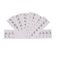 Piano Stickers up to 61/88 Key Set Removable Music Keyboard Piano Stickers Labels