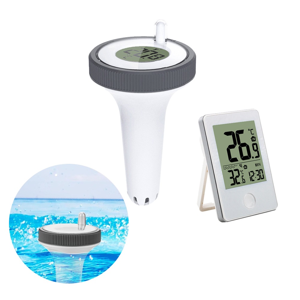 Pool Thermometer Floating Easy Read Wireless Digital Water for Indoor and Outdoor