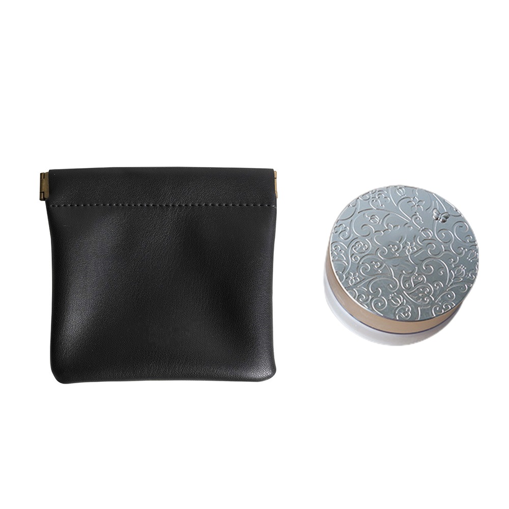 Squeeze top coin discount purse