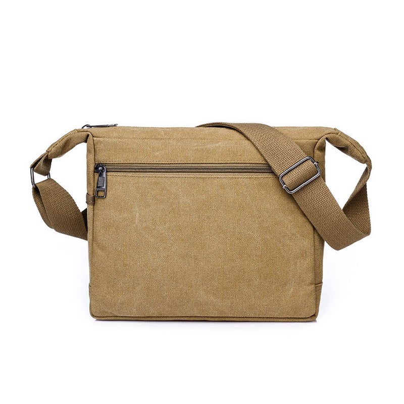 Retro Men's Canvas Shoulder Messenger Bag Crossbody Satchel Travel Man's  Bags AU