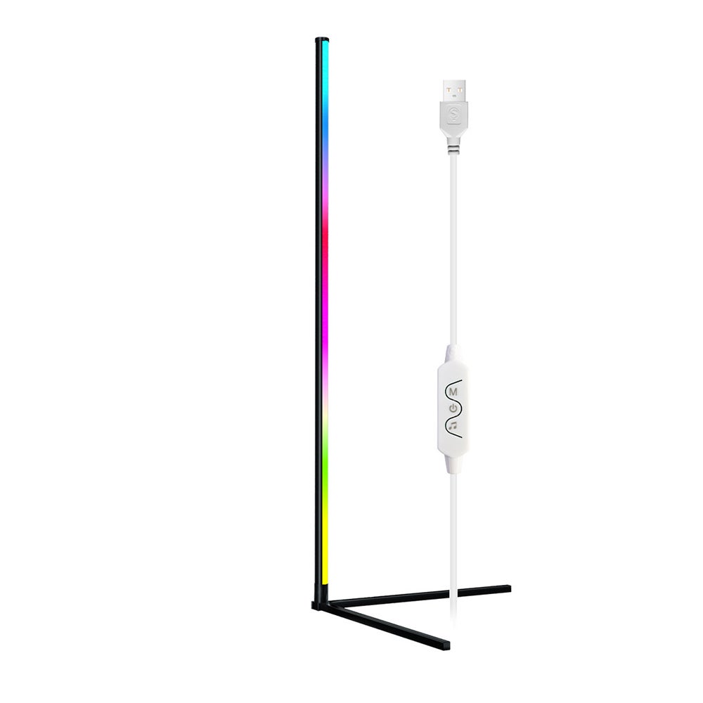 RGB Colour Changing LED Corner Floor Lamp Standing Light
