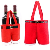 Santa Pants Christmas Candy Bag with Handle