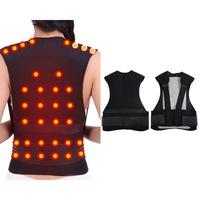 Self-Heating Therapy Vest Magnetic Therapy Vest Shoulder Back Abdomen Waist Support Brace Posture Corrector for Men Women