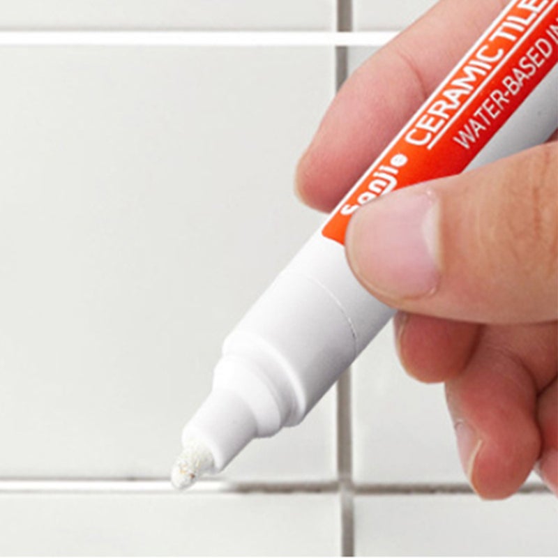 Touch Up Paint Pens For Walls 3-pcs Grout Pen White Tile Paint
