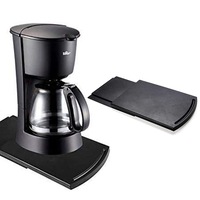 Sliding Coffee Maker Tray Kitchen Countertop Storage Moving Holder