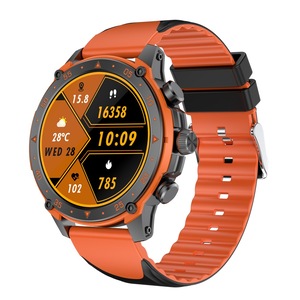 Smart Watch 1.43-Inch Fitness Watch with 24H Heart Rate Blood Pressure Blood Oxygen Female Physiological Flashlight Activity Tracker