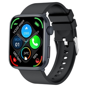 Smart Watch 1.85-Inch Fitness Watch with Heart Rate Noninvasive Blood Sugar Monitor HRV Detection Body Temperature SOS Call Activity Tracker
