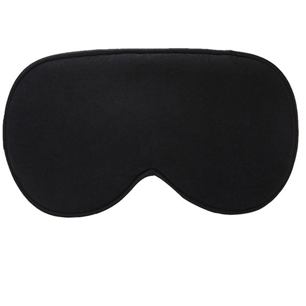 Soft Eye Mask Silk Sleeping Mask Smooth Blackout Eye Mask Portable Travel Eyepatch Rest Blindfold Eye Cover