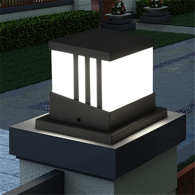 Buy Solar Garden Lights 3 Modes Solar Powered Post Cap Lights IP65
