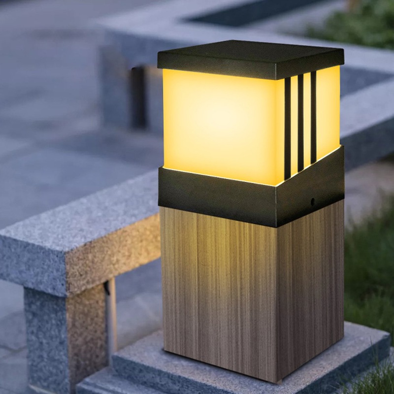 Buy Solar Garden Lights 3 Modes Solar Powered Post Cap Lights IP65