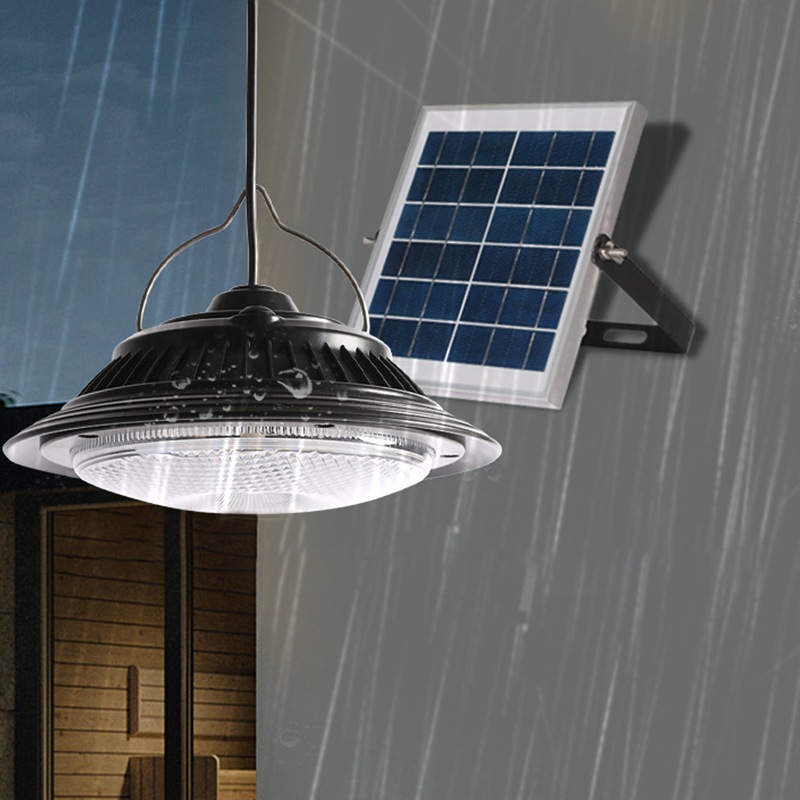 Buy Solar Pendant Lights Motion Sensor Dimmable Solar Hanging Chandelier Lights for Home Barn