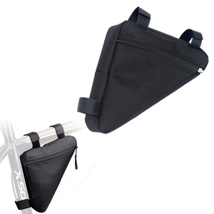 Sporting Accessories Bike Cycling Triangle Bag Front Frame Bicycle Black Pouch