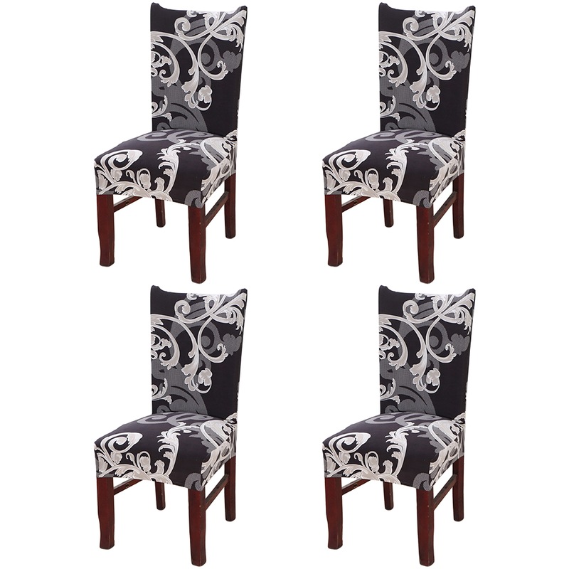 Buy Stretch Chair Cover Washable Dining Room Chair Slipcovers Spandex ...