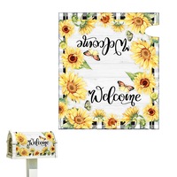 Sunflower Mailbox Cover for Outdoor Garden Decor