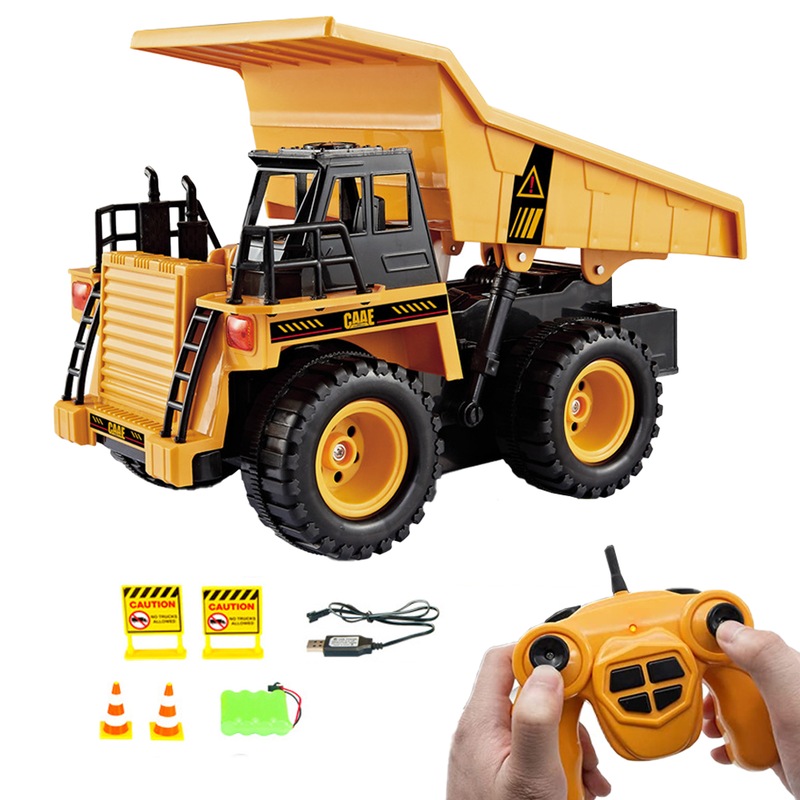 Buy Top Race Remote Control Dump Truck 6 Channel Electric Radio Control