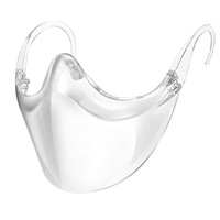 Transparent Face Shield Protective Mask Reusable Anti-Fog Face Mask Comfortable Face Visor Protection
