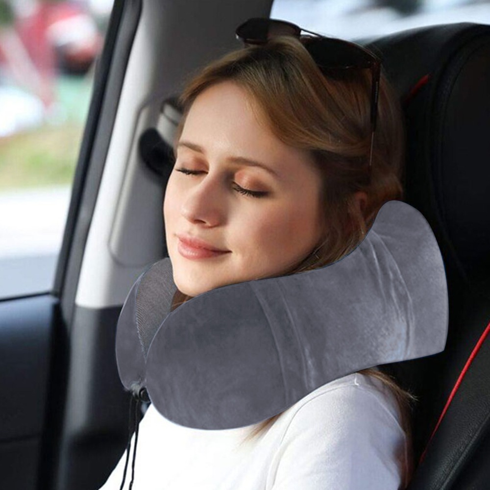 Buy Travel Neck Pillow for Airplane Memory Foam Sleeping Pillow