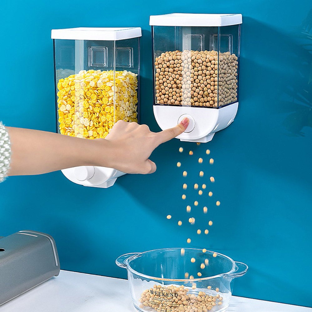 Wall Mount Cereal Dispenser Dry Food Storage