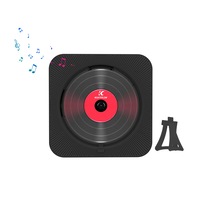 Wall Mountable CD Player Music Player Home Audio Boombox with Bluetooth