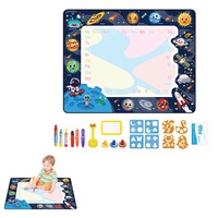 Water Drawing Mat Interesting Cartoon Doodle Toy Mat Reusable Kids Painting Coloring Board