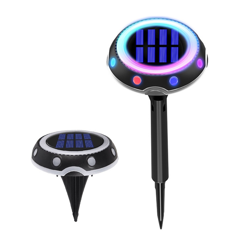 Curated visual reference: Gallery Detail: Buy Water Resistant Solar Ground Light Multi Color Outdoor Garden