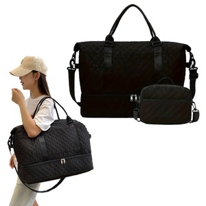 Weekender Bag Carry on Travel Duffel Bag Large Overnight Bag with Shoe Compartment