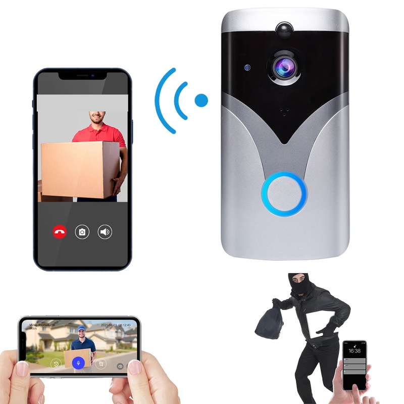 Buy Wireless Doorbell Camera Home Security Doorbell Camera with Night