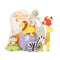Le Toy Van - Petilou - African Stacking Animals & Bag