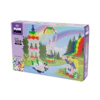 Plus-Plus - Pastel - Rainbow Hot Air Balloon - 360 pcs
