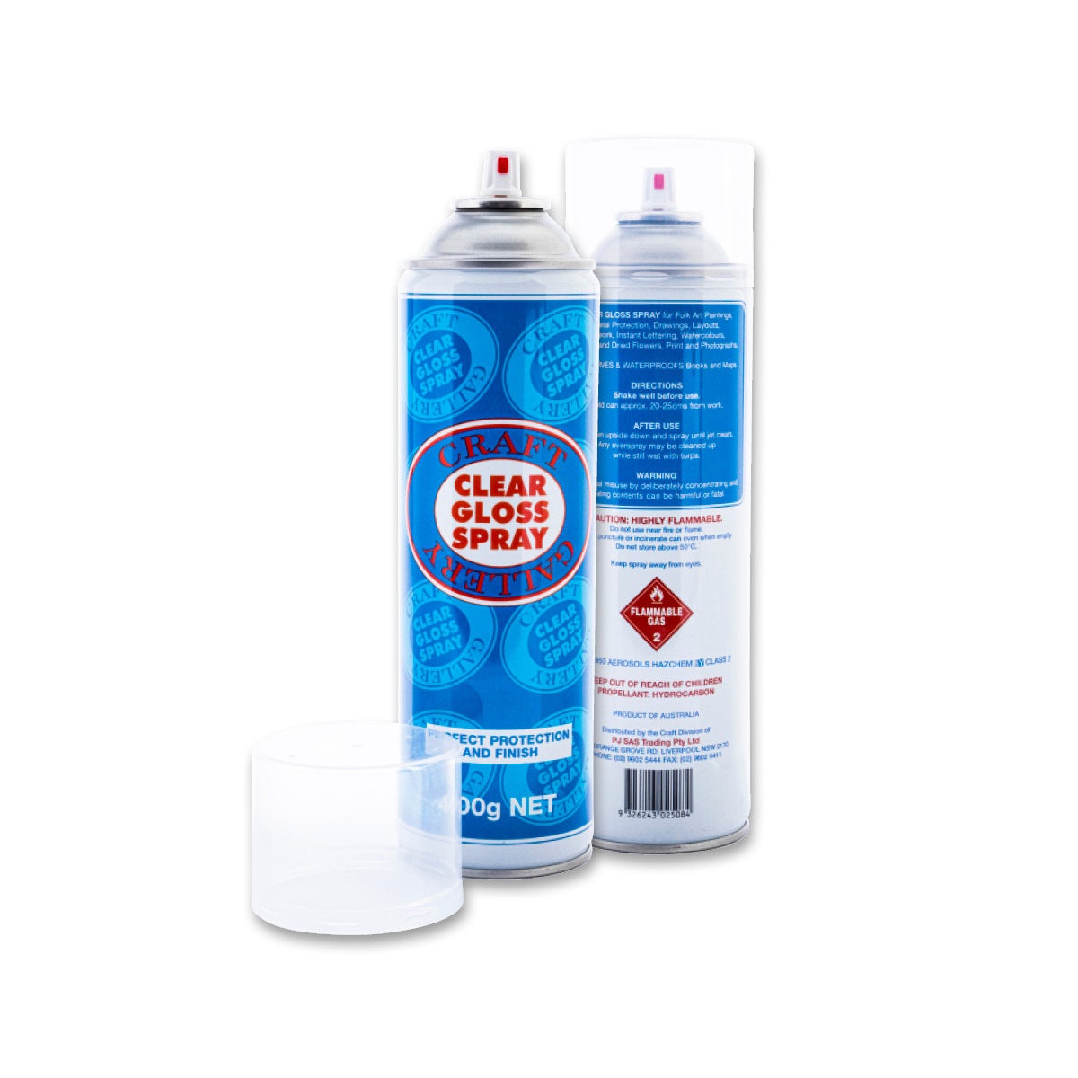 2PK Clear Gloss Spray Sealant Smudge Proof Moisture Resistant Art Craft Photos