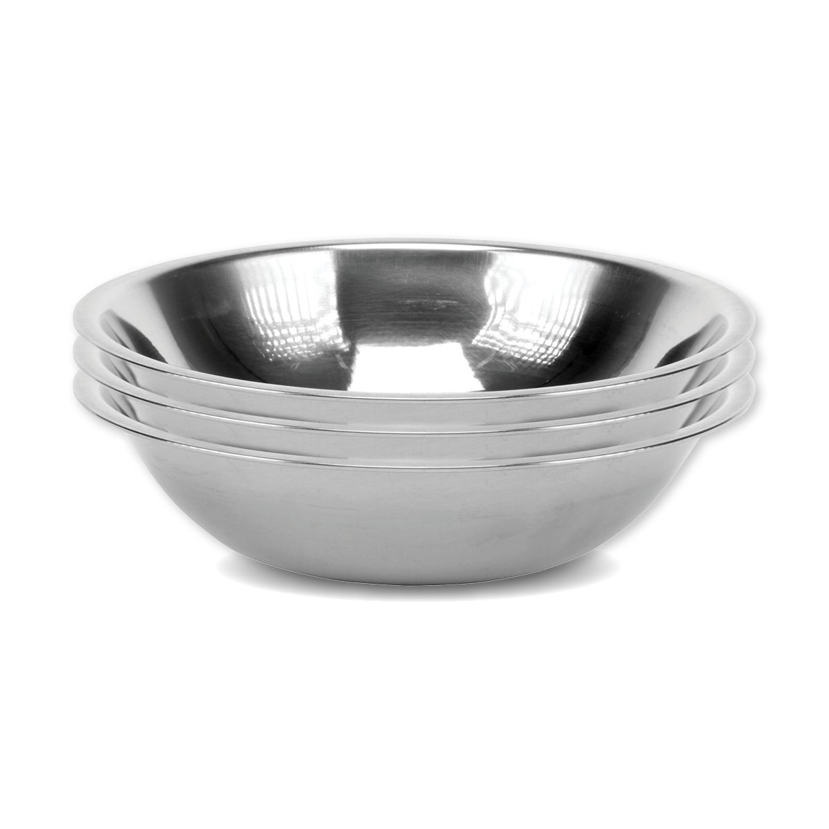 Home Master 3PCE Mixing Bowl Stainless Steel Dishwasher Safe Lightweight 16cm