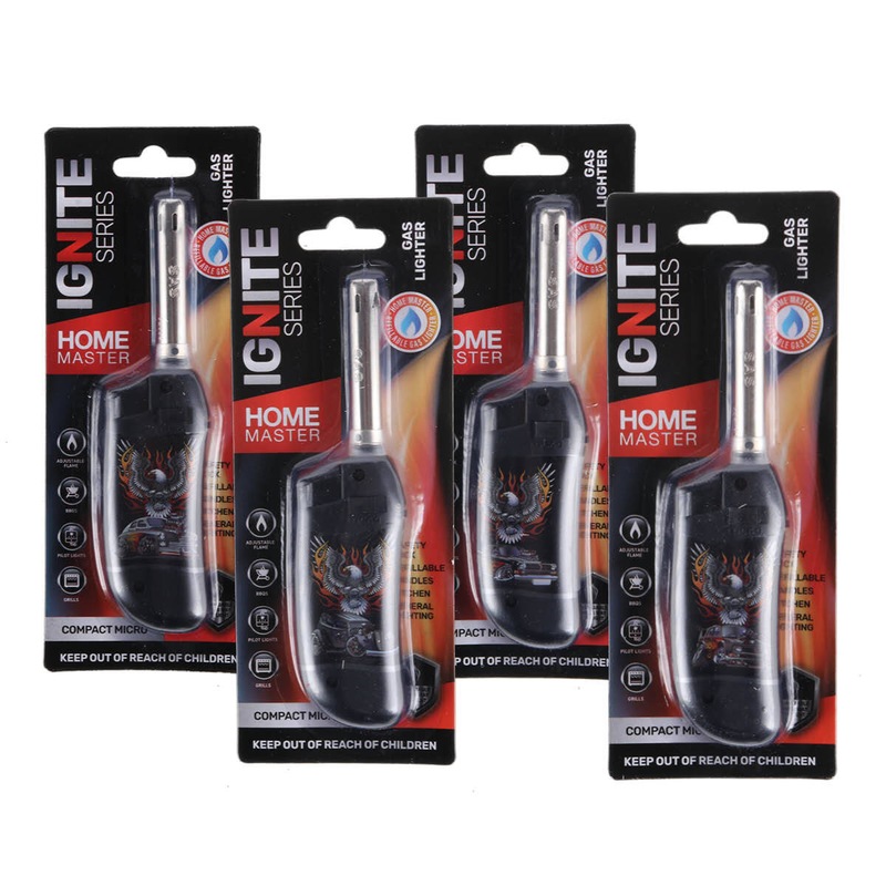 Buy Home Master® 4PCE Gas Lighter Muscle Car Theme Variable Flame Safe