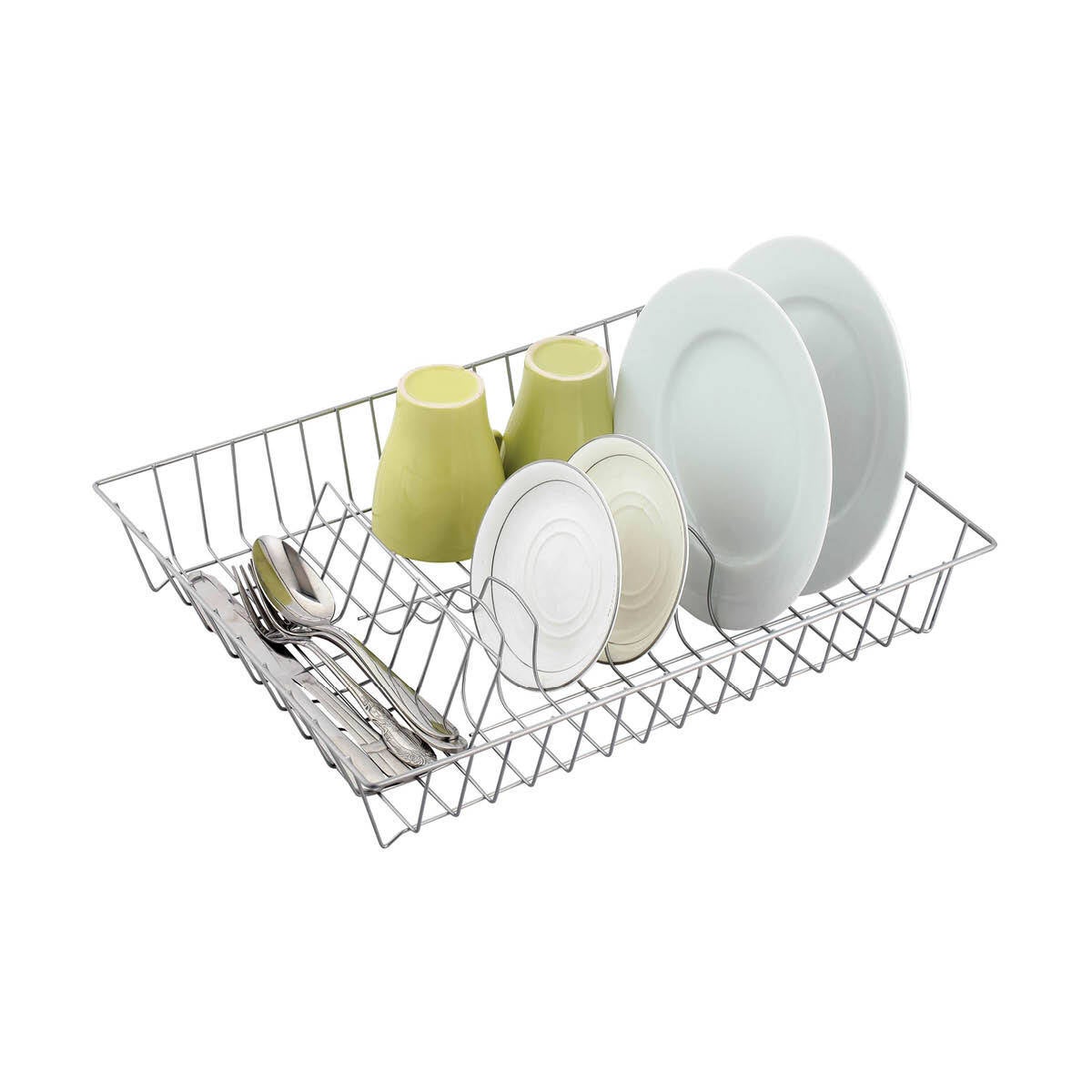 Home Master® Dish Rack/Dryer Chrome Plated Large Capacity Durable 44 x 34cm