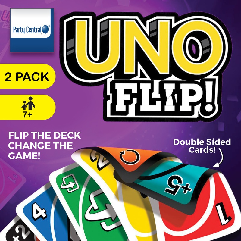 Buy Uno Flip! 2pk Playing Cards Double Sided Cards - Flip The Deck 