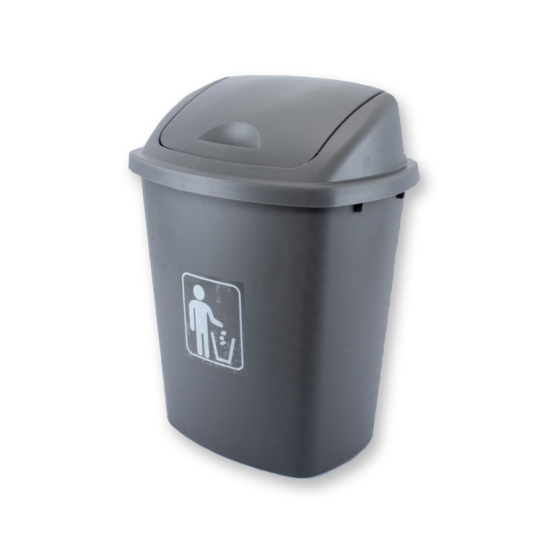 Buy Xtra Kleen® 40L Plastic Bin With Swing Lid Top Waste Rubbish