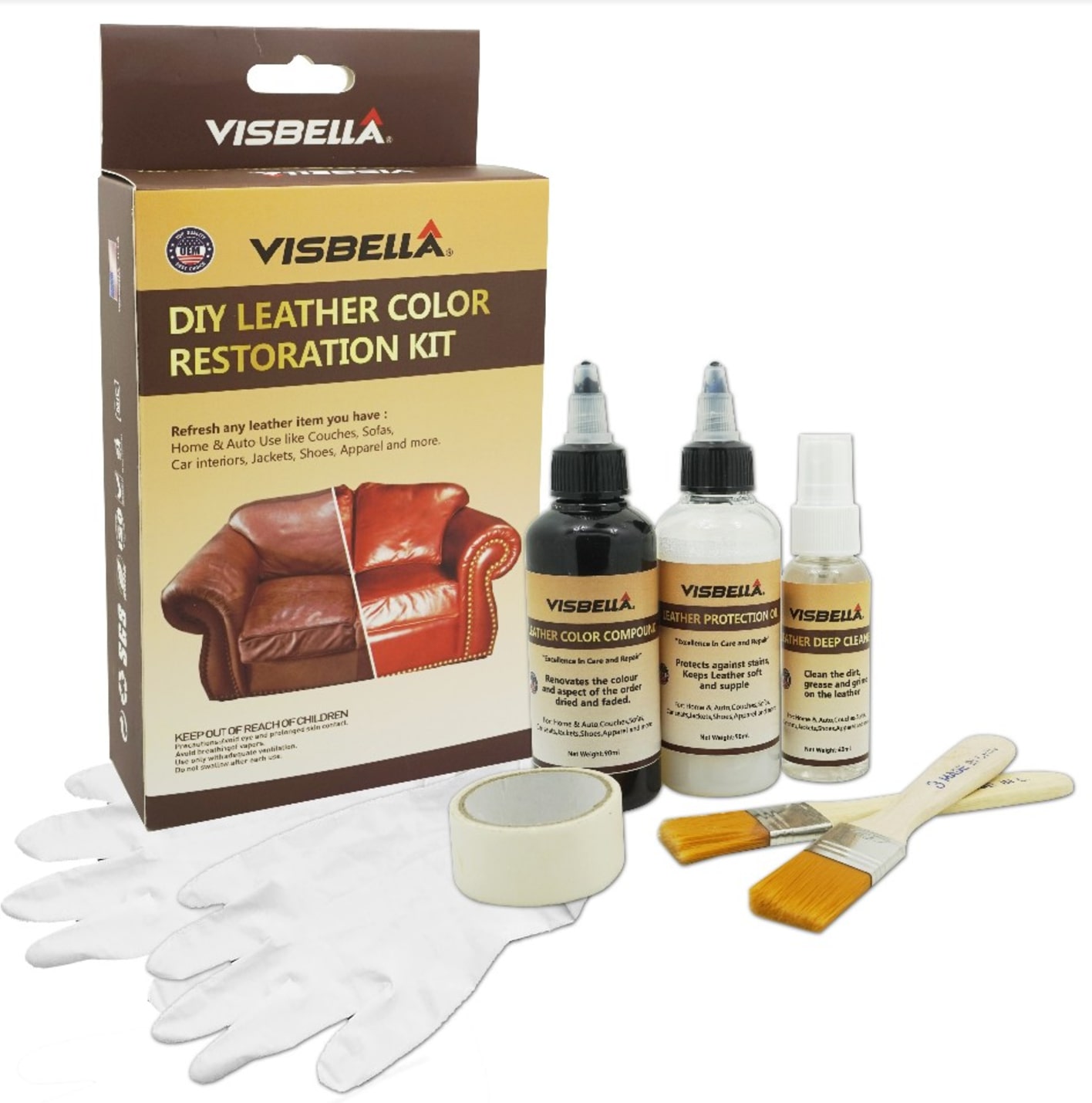 DIY Leather Colour Restoration Kit | Buy Hardware - 1961617