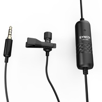 Synco Lav-S6E Omnidirectional Condenser Lavalier Microphone for Cameras/ Phones