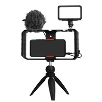 Vlogger Kit 1 with Video rig: For Live stream, Vlogging, online teaching, video making, etc.