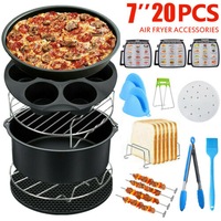 17PCS/7in Air Fryer Accessories Compatible with Philips Air Fryer FDACompliant