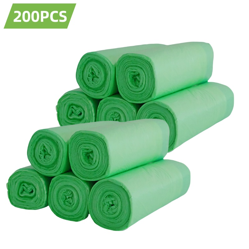 Buy 200 Bags Biodegradable Eco Friendly Bin Liners Kitchen Garbage 