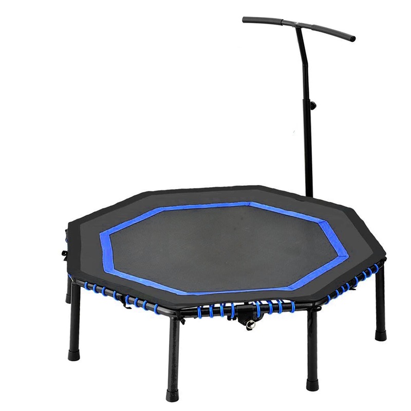 48” Mini Trampoline Foldable Fitness Exercise Mini Rebounder Indoor