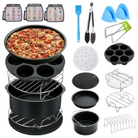 8'' Air Fryer Accessories 11PCS Compatible with Philips Air Fryer FDA Compliant