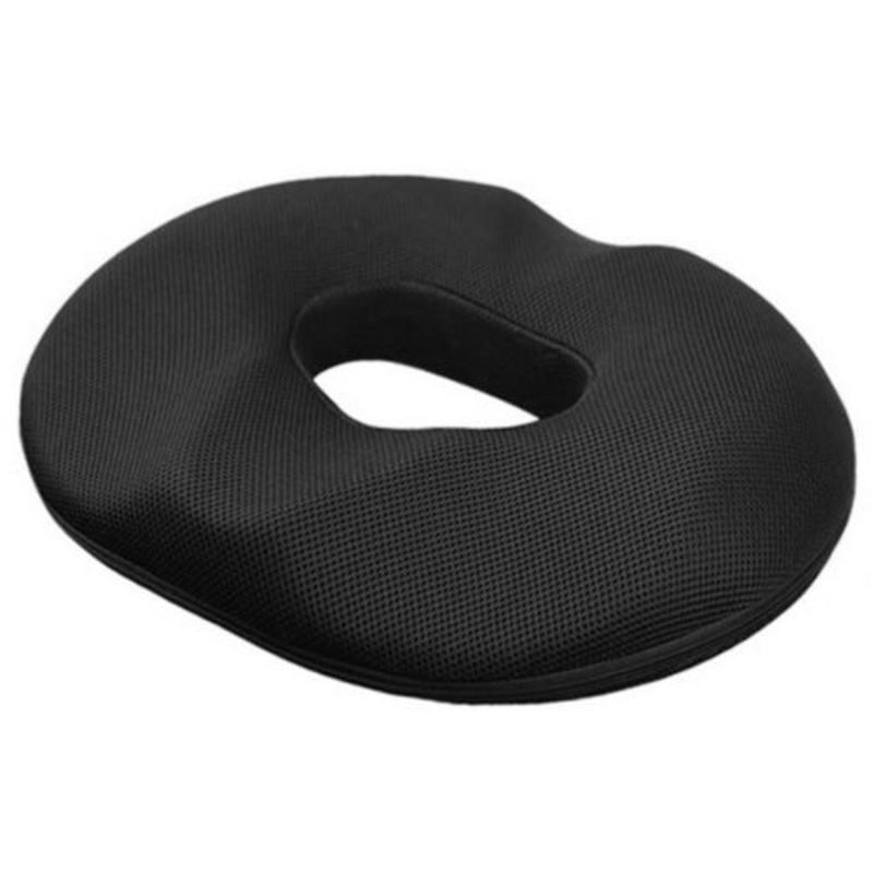 Buy Donut Seat Cushion Hemorrhoid Pillows Memory Foam Black MyDeal