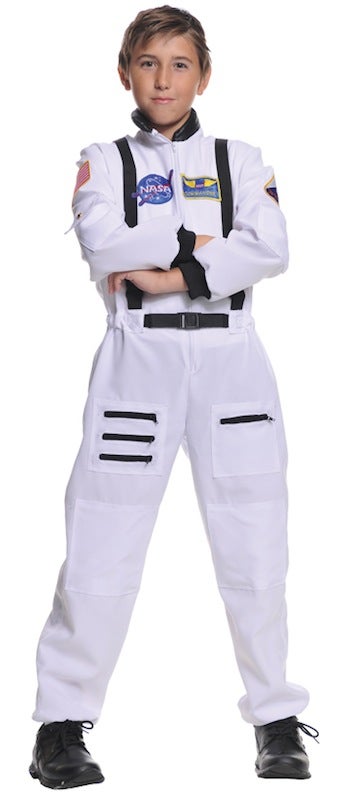 Hobbypos Astronaut Spaceman White Suit Boys Costume
